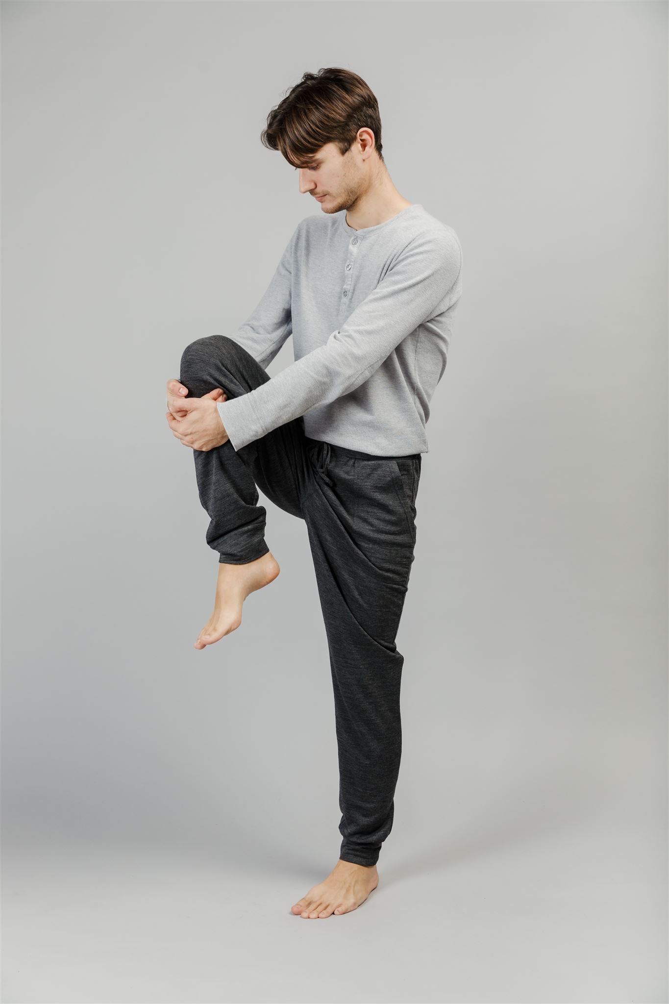 Buy VIMAL Men Charcoal Grey Solid Lounge Pants - Lounge Pants for Men  2091594